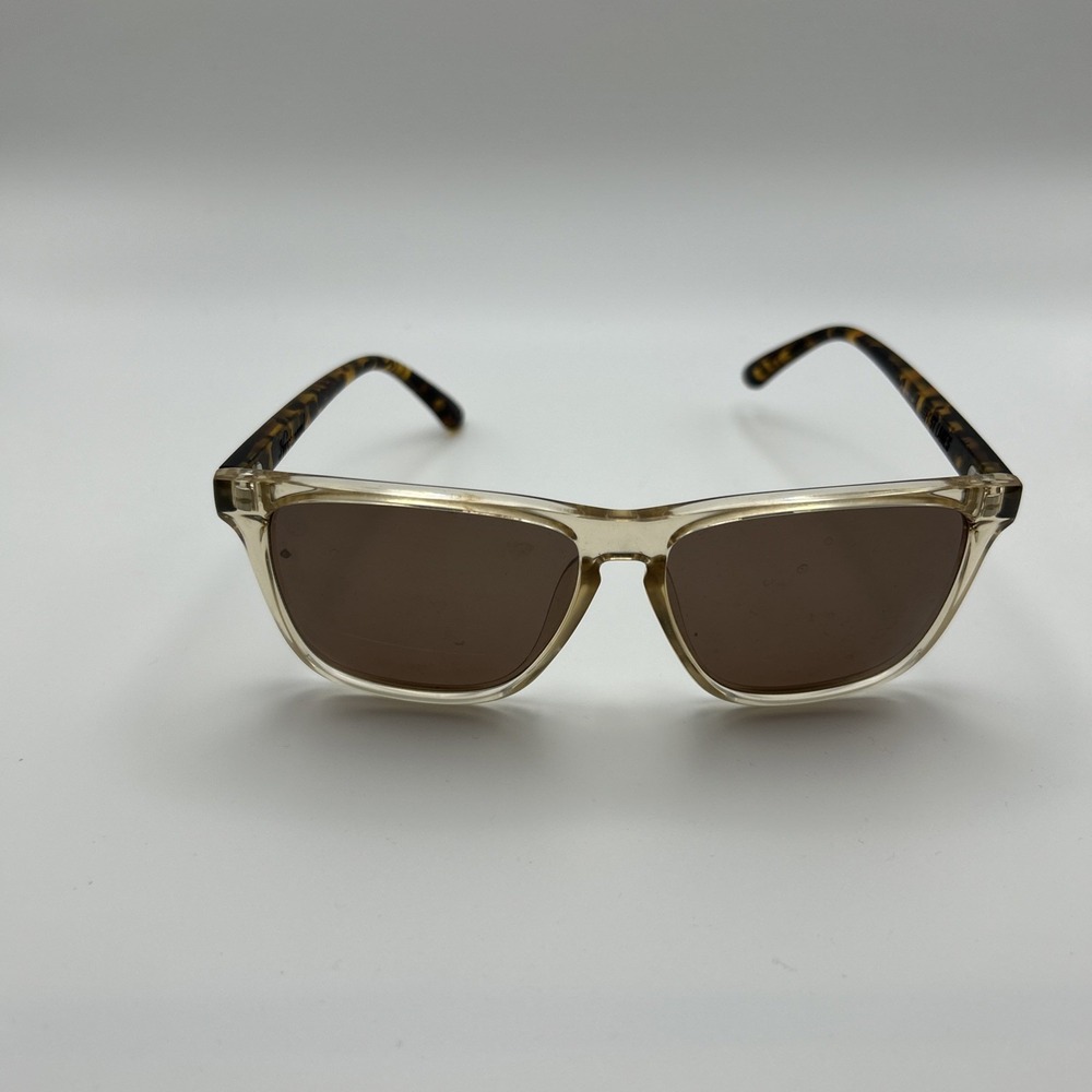 Knockaround Fast Lanes Tortoise/Clear Frame Sunglasses Brown Lenses